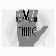 Vulcan Thing Large Glasses Cloth (2-side) by Howtobead