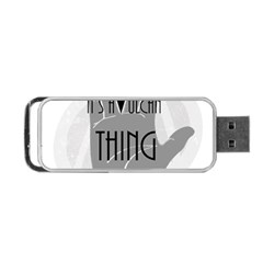 Vulcan Thing Portable Usb Flash (two Sides) by Howtobead