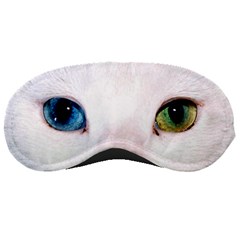 Heterochromia Cat Sleeping Mask by quinncafe82