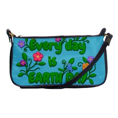 Earth Day Shoulder Clutch Bags by Valentinaart