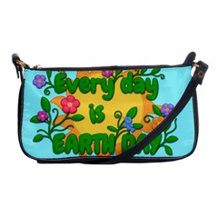 Earth Day Shoulder Clutch Bags by Valentinaart