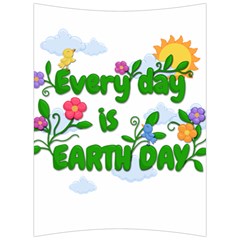 Earth Day Back Support Cushion by Valentinaart