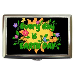 Earth Day Cigarette Money Cases by Valentinaart