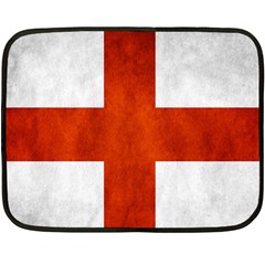 England Flag Double Sided Fleece Blanket (mini)  by Valentinaart