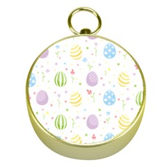 Easter Pattern Gold Compasses by Valentinaart