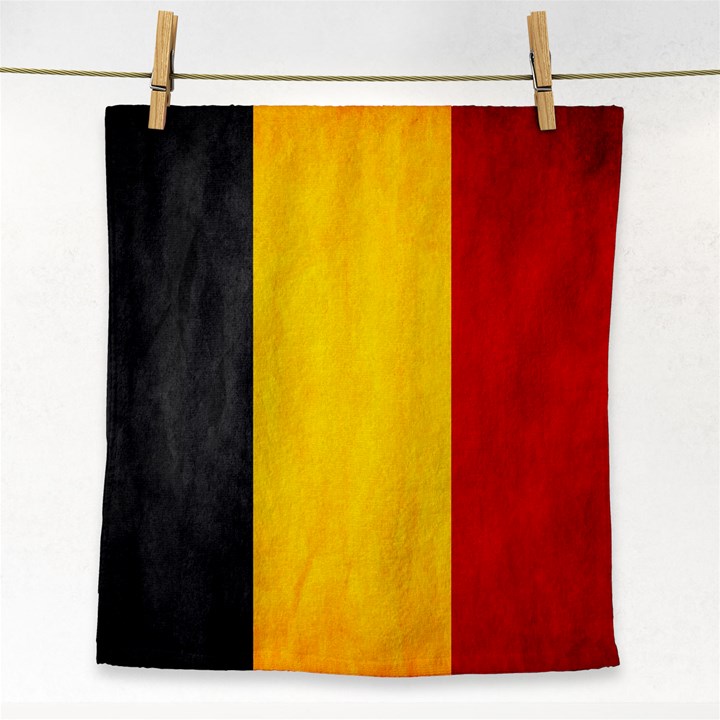 Belgium Flag Face Towel