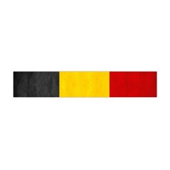 Belgium Flag Flano Scarf (mini) by Valentinaart