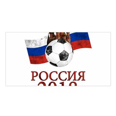 Russia Football World Cup Satin Shawl by Valentinaart