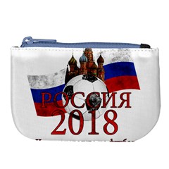 Russia Football World Cup Large Coin Purse by Valentinaart