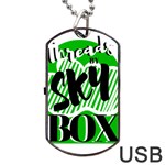 Threads By Sky Box Dog Tag USB Flash (Two Sides) Front