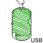 Threads By Sky Box Dog Tag USB Flash (Two Sides) Back