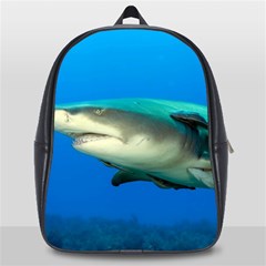 Lemon Shark School Bag (large) by trendistuff