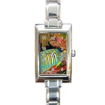 REGAL ANGELFISH Rectangle Italian Charm Watch Front