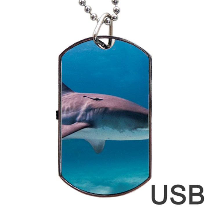 TIGER SHARK 1 Dog Tag USB Flash (Two Sides)