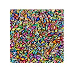 Artwork By Patrick-colorful-6 Small Satin Scarf (square) by ArtworkByPatrick