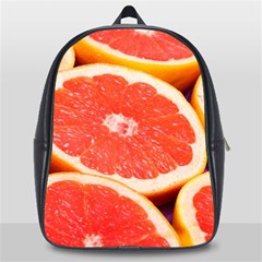 Grapefruit 1 School Bag (large) by trendistuff