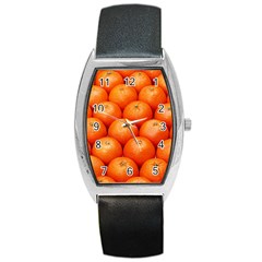 Oranges 2 Barrel Style Metal Watch by trendistuff