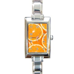 Oranges 4 Rectangle Italian Charm Watch by trendistuff