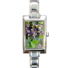 Grapes 2 Rectangle Italian Charm Watch by trendistuff