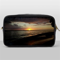 Sunset On Rincon Puerto Rico Toiletries Bags by StarvingArtisan