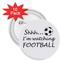 Football Fan  2 25  Buttons (10 Pack)  by Valentinaart