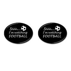 Football Fan  Cufflinks (oval) by Valentinaart