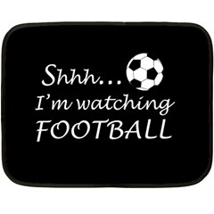 Football Fan  Double Sided Fleece Blanket (mini)  by Valentinaart