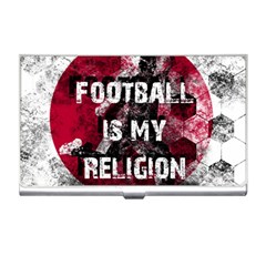 Football Is My Religion Business Card Holders by Valentinaart