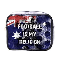 Football Is My Religion Mini Toiletries Bags by Valentinaart