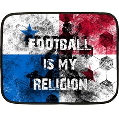 Football Is My Religion Double Sided Fleece Blanket (mini)  by Valentinaart