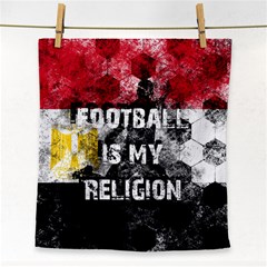 Football Is My Religion Face Towel by Valentinaart