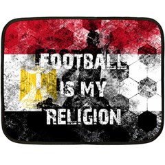 Football Is My Religion Double Sided Fleece Blanket (mini)  by Valentinaart