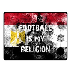 Football Is My Religion Double Sided Fleece Blanket (small)  by Valentinaart