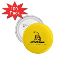 Gadsden Flag Don t Tread On Me 1 75  Buttons (100 Pack)  by snek