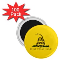 Gadsden Flag Don t Tread On Me 1 75  Magnets (100 Pack)  by snek