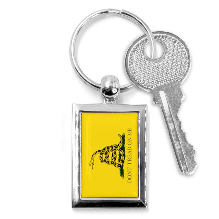 Gadsden Flag Don t tread on me Key Chains (Rectangle) 