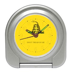 Gadsden Flag Don t Tread On Me Travel Alarm Clocks by snek