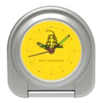 Gadsden Flag Don t tread on me Travel Alarm Clocks Front