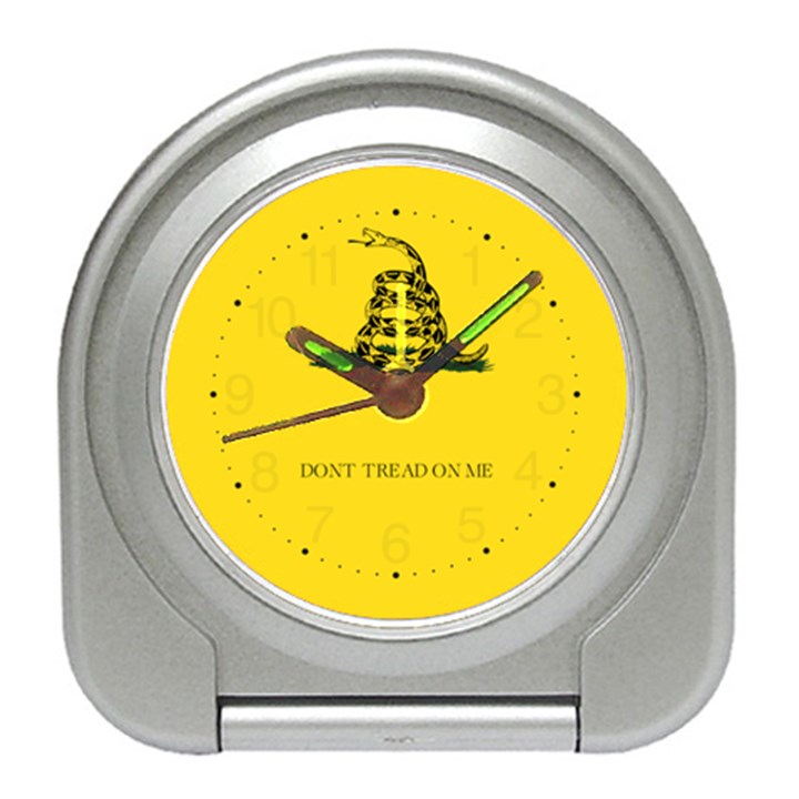 Gadsden Flag Don t tread on me Travel Alarm Clocks