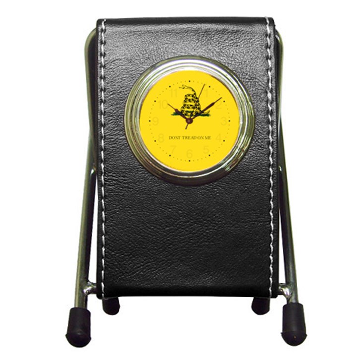 Gadsden Flag Don t tread on me Pen Holder Desk Clocks