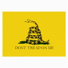 Gadsden Flag Don t Tread On Me Large Glasses Cloth (2-side) by snek