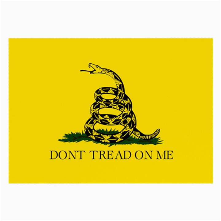 Gadsden Flag Don t tread on me Large Glasses Cloth (2-Side)