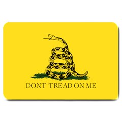 Gadsden Flag Don t Tread On Me Large Doormat  by snek