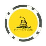 Gadsden Flag Don t tread on me Poker Chip Card Guard Front