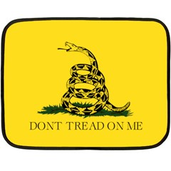 Gadsden Flag Don t Tread On Me Double Sided Fleece Blanket (mini)  by snek