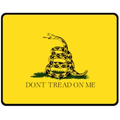 Gadsden Flag Don t Tread On Me Fleece Blanket (medium)  by snek