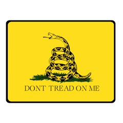 Gadsden Flag Don t Tread On Me Fleece Blanket (small) by snek