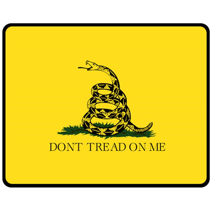 Gadsden Flag Don t tread on me Double Sided Fleece Blanket (Medium) 