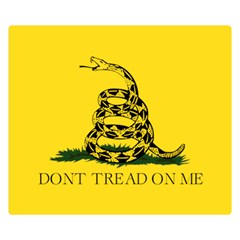 Gadsden Flag Don t Tread On Me Double Sided Flano Blanket (small)  by snek