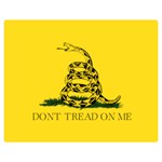 Gadsden Flag Don t tread on me Double Sided Flano Blanket (Medium)  60 x50  Blanket Front